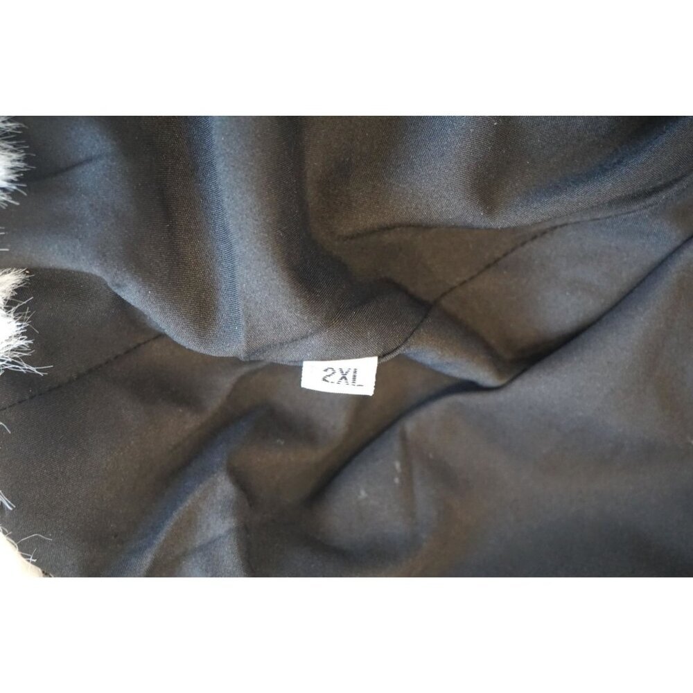 Bridal Wedding Purple Cape Faux Fur Shawl Wrap Velvet Cloak - Size 2XL, NWOT - Picture 3 of 6